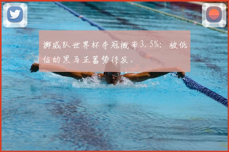 挪威队世界杯夺冠概率3.5%：被低估的黑马正蓄势待发。